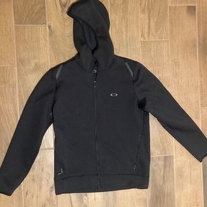 Oakley Zip-Up, men's medium, all black